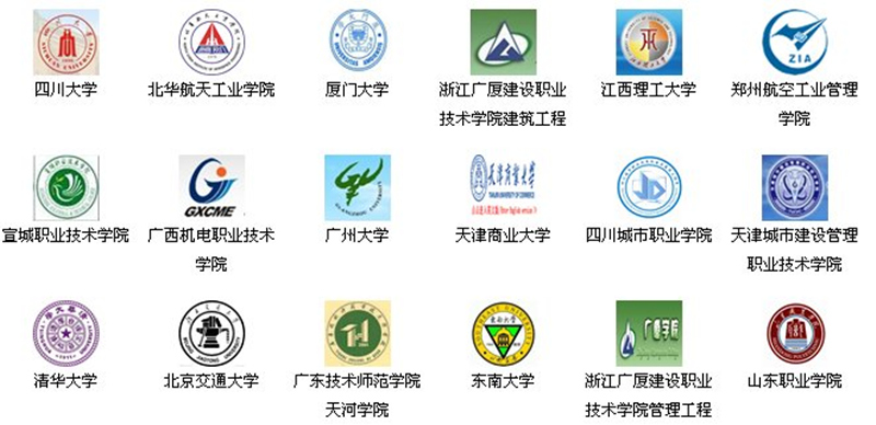 部分参赛院校截图